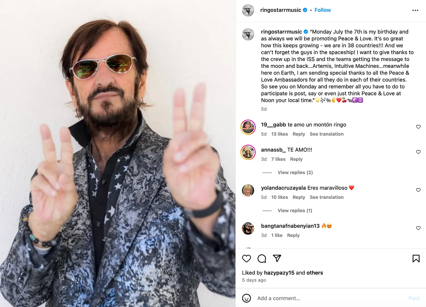 Ringo's "Peace and Love" and the Problem of the Empty Signifier
